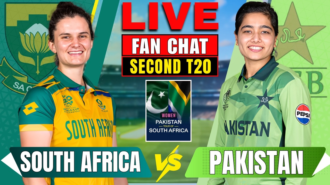 South Africa Women Vs Pakistan  Women|2nd T20I |Live Score| LIVEAnalysis|WPL 2026|FAN CHAT