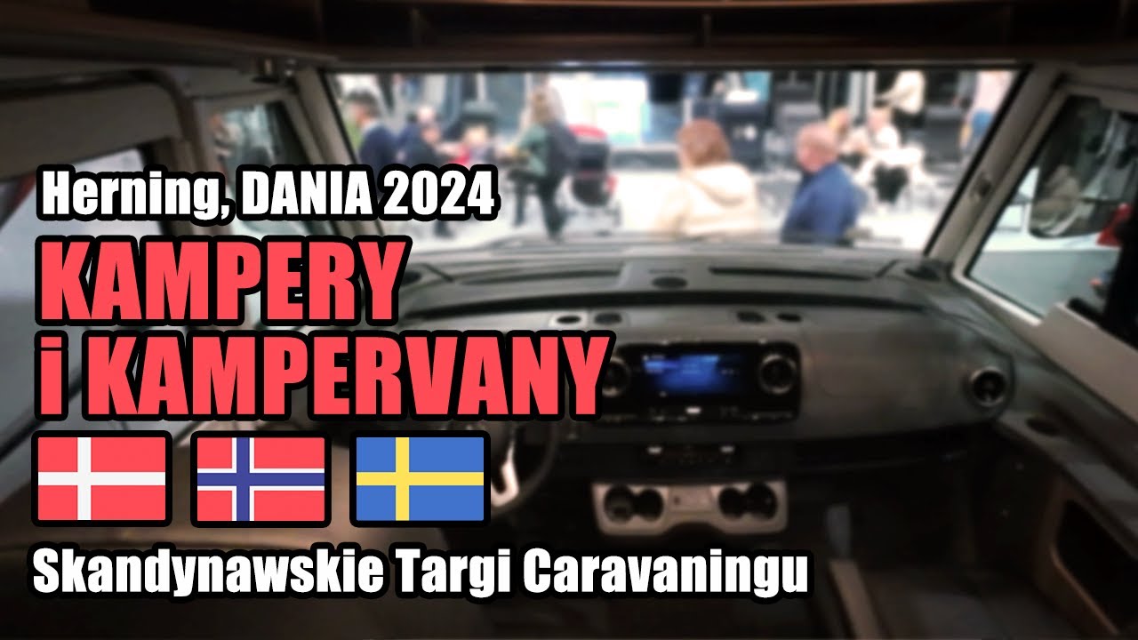 Kampery i kampervany na targach w Herning, Dania - Ferie for Alle 2024.