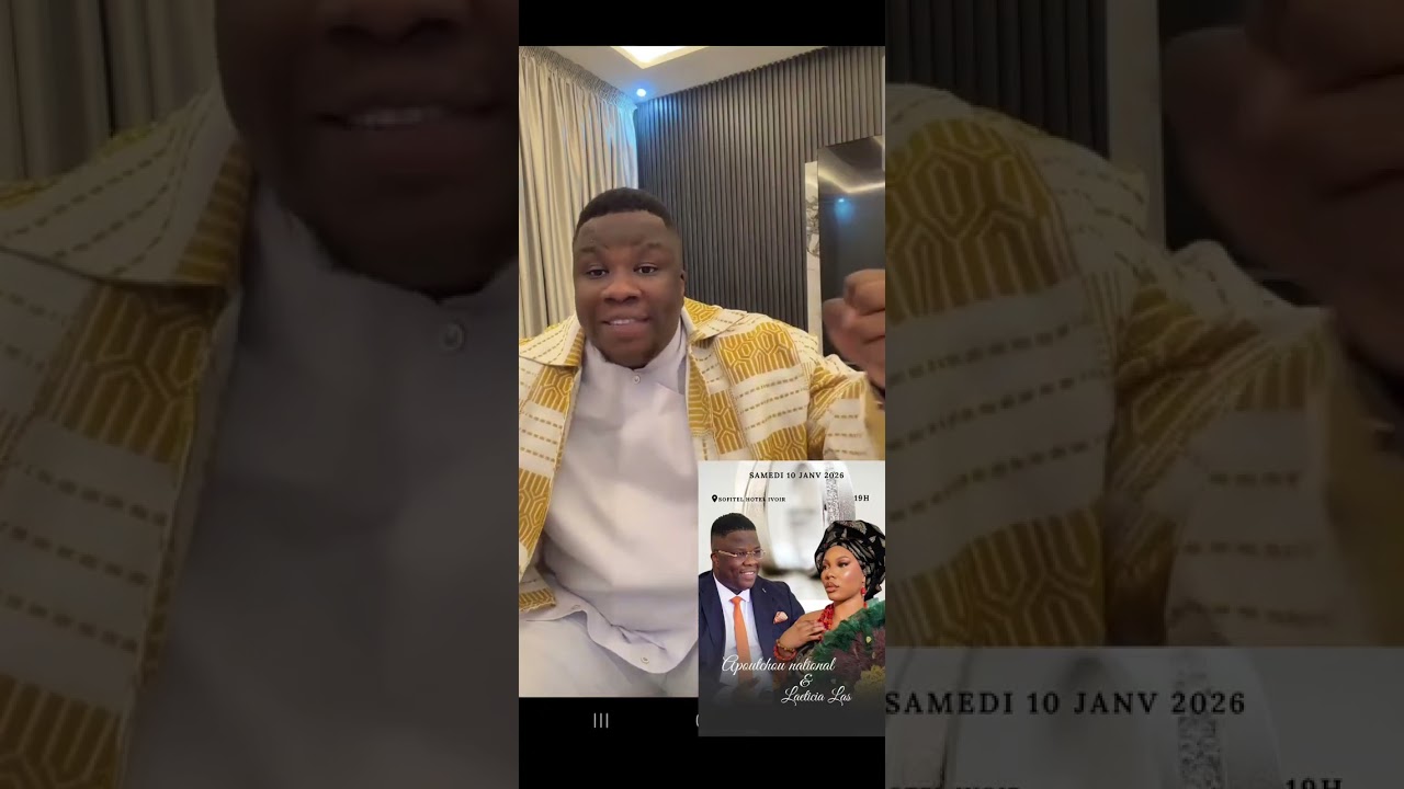  APOUCHOU NATIONALE PARLE DE SON MARIAGE AVEC SA CHÉRIE LEATITIA ET ALLUME SES DÉTRACTEURS