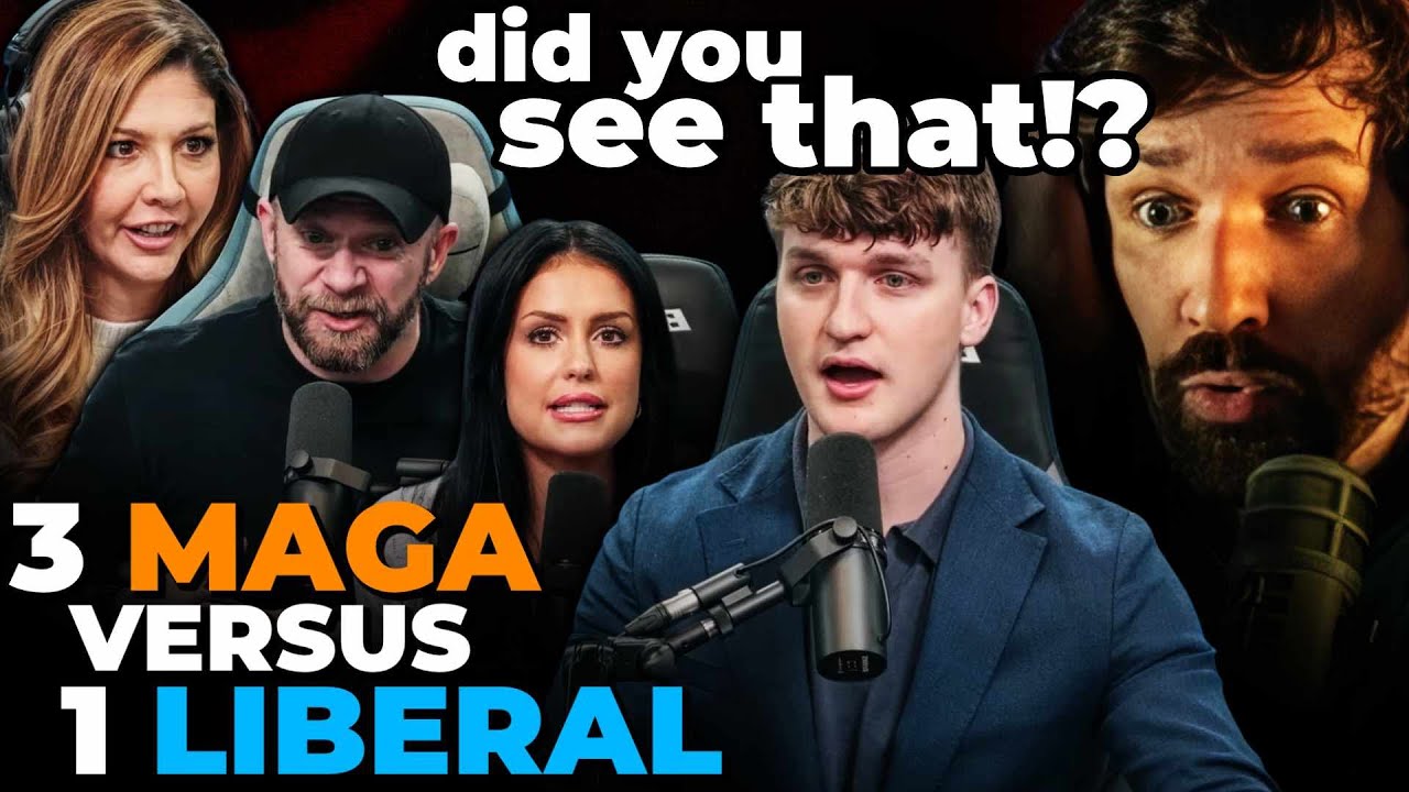 MAGA Accidentally Debunks Themselves w/ Fact Check In Aggressive 3v1 Debate