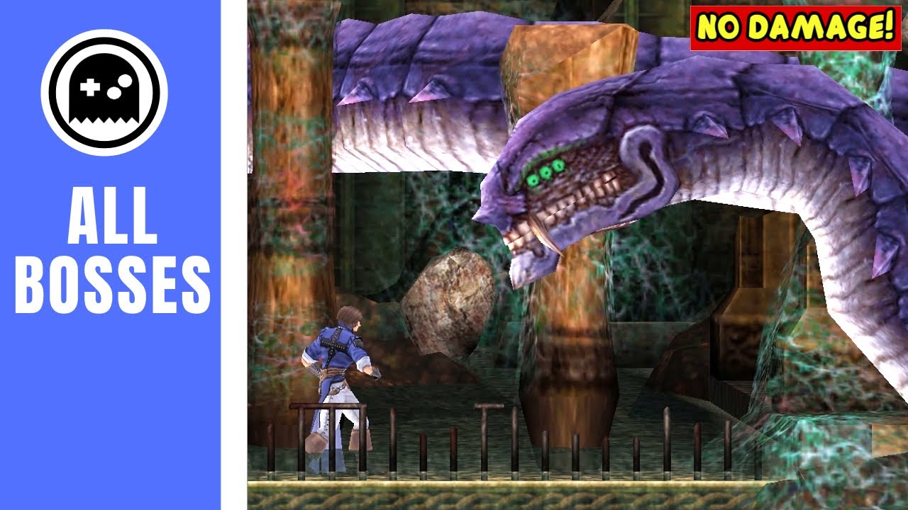 Castlevania The Dracula X Chronicles (PSP) - All Bosses - (No Damage)