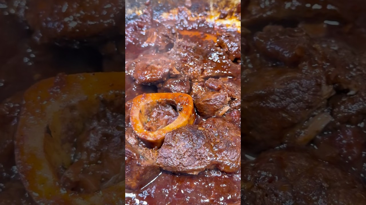 OSSOBUCO ALLA TOSCANA  🥩 #shorts