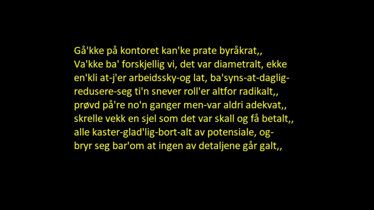 Martin Massiv - Håpet (lyrics)