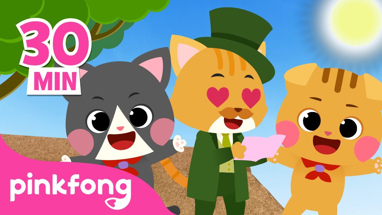 Estaba el Se&ntilde;or Don Gato y m&aacute;s videos para ni&ntilde;os | Especial de Gato | +Recopilaci&oacute;n | Pinkfong