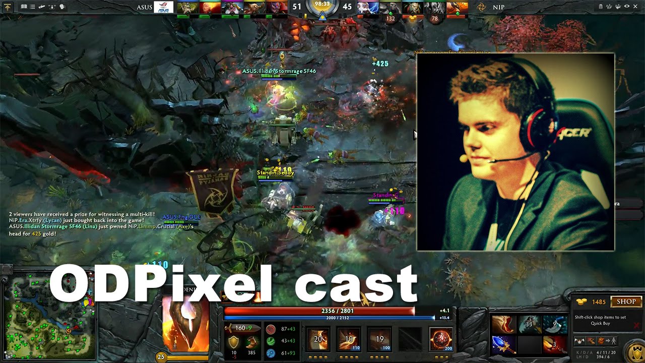 ODPixel casts like Eminem Dota 2