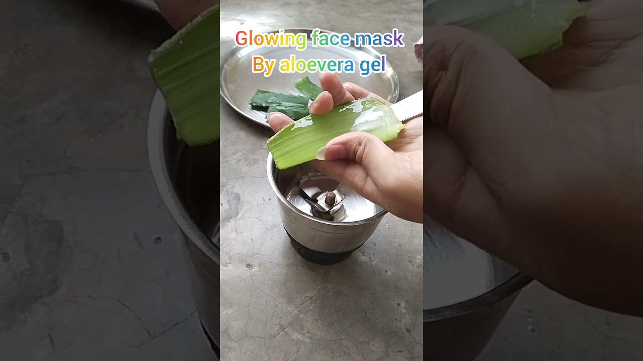 aloevera gel face' mask #cooking # food