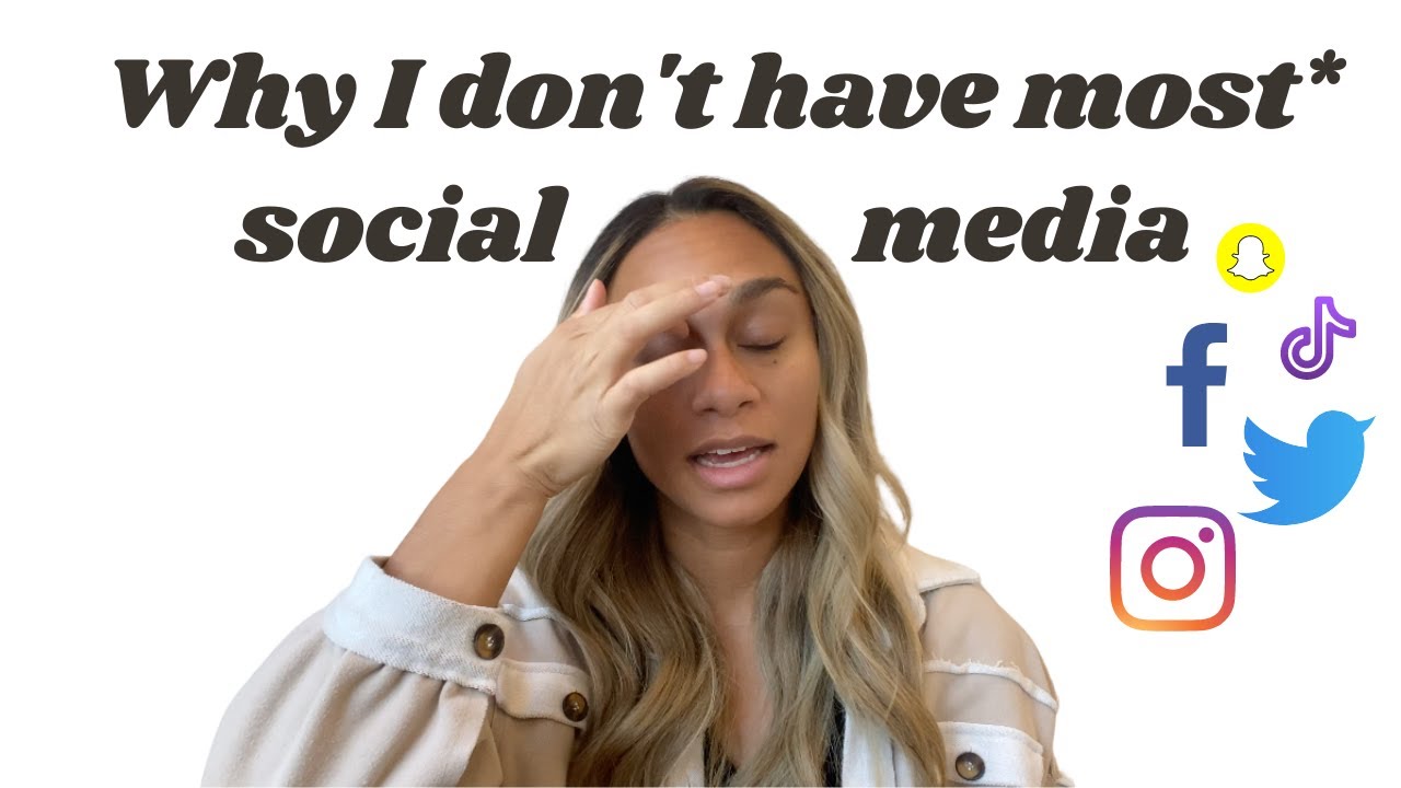 Why I don't have most social media(and never will)