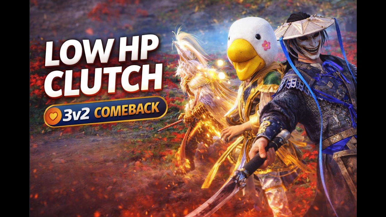 Low Health, No Mercy | Where Winds Meet 3v3 Arena Comeback