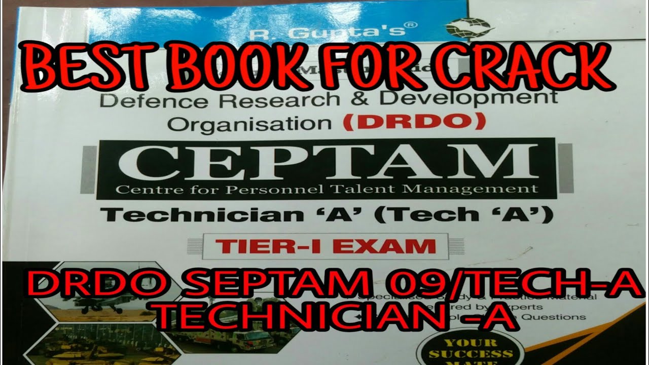 #DRDO_BEST_BOOK Best Book For DRDO SEPTAM 09/TECH-A| DRDO SEPTAM के लिए सबसे अच्छी बुक