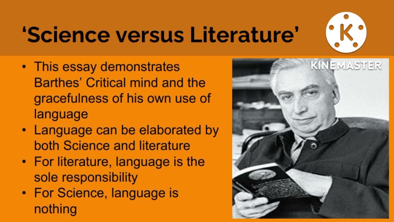 Roland Barthes' 'Science versus Literature' - A Critical Analysis #rolandbarthes #newcriticism