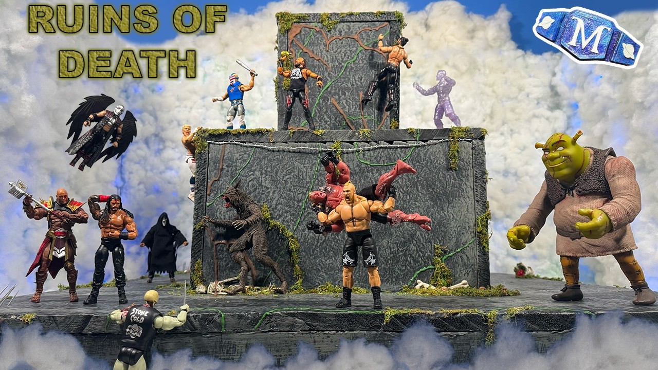 Фигурка WWE Ruins Of Death: матч MFG против мутантов