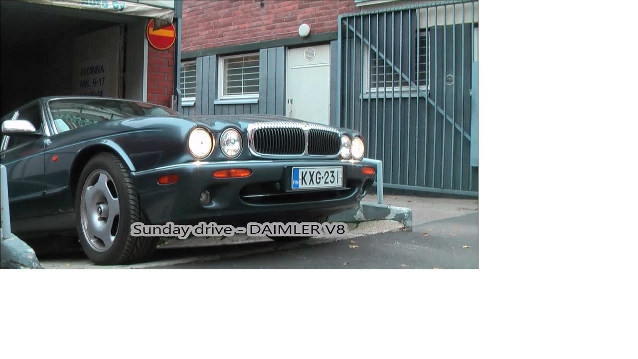 Sunday drive part 1 - Driving a Daimler V8 (Jaguar XJ)