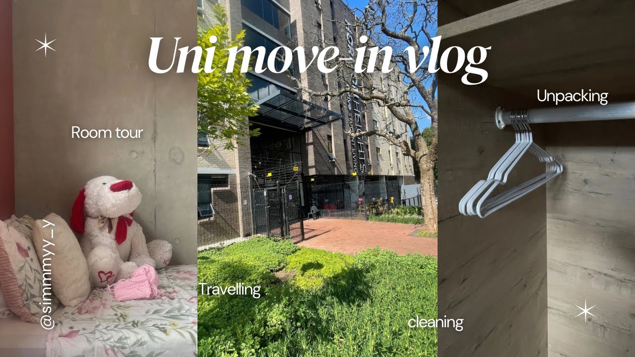 Uni move-in vlog💕| Horizon Heights, Room tour, Cleaning, South African YouTuber