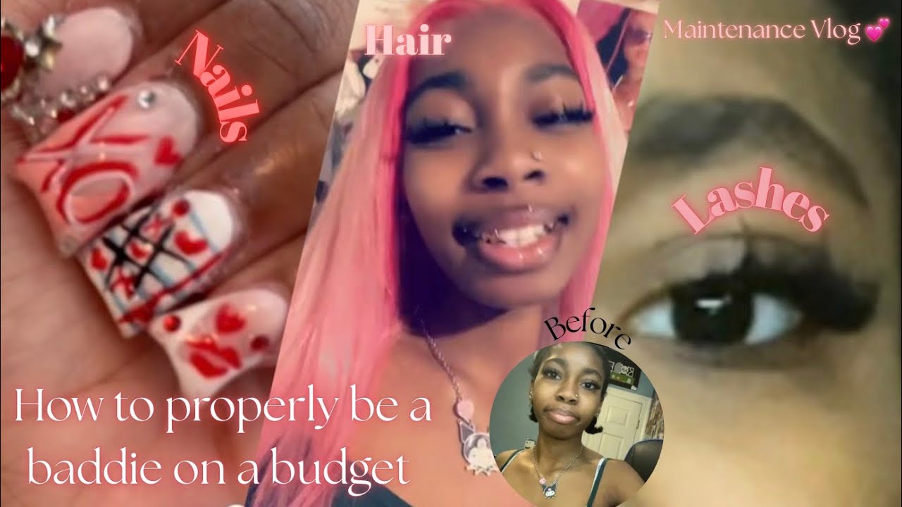 V-day Maintenance Vlog: How to properly be a baddie on a budget 