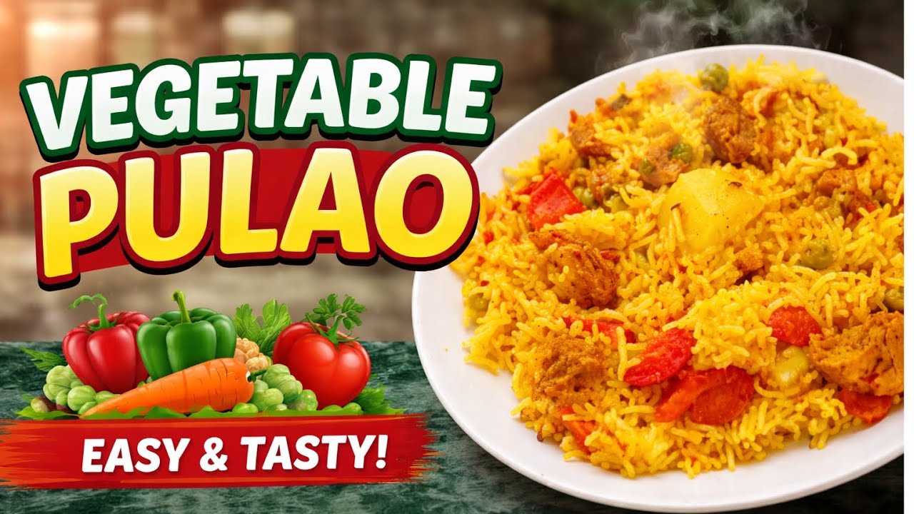 Simple sa Vegetable Pulao, taste full on ✨