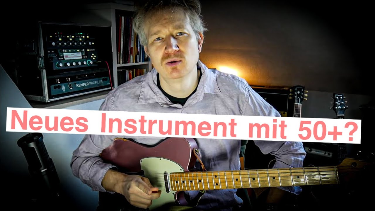 Gitarrenlehrer teilt Erfahrungen zu Schülern und Neueinsteigern mit 50+!