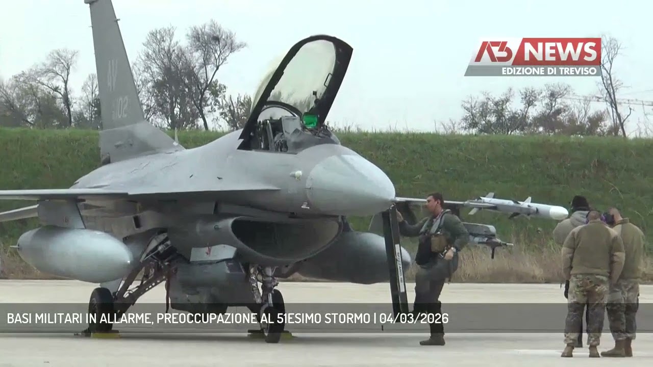 BASI MILITARI IN ALLARME, PREOCCUPAZIONE AL 51ESIMO STORMO | 04/03/2026
