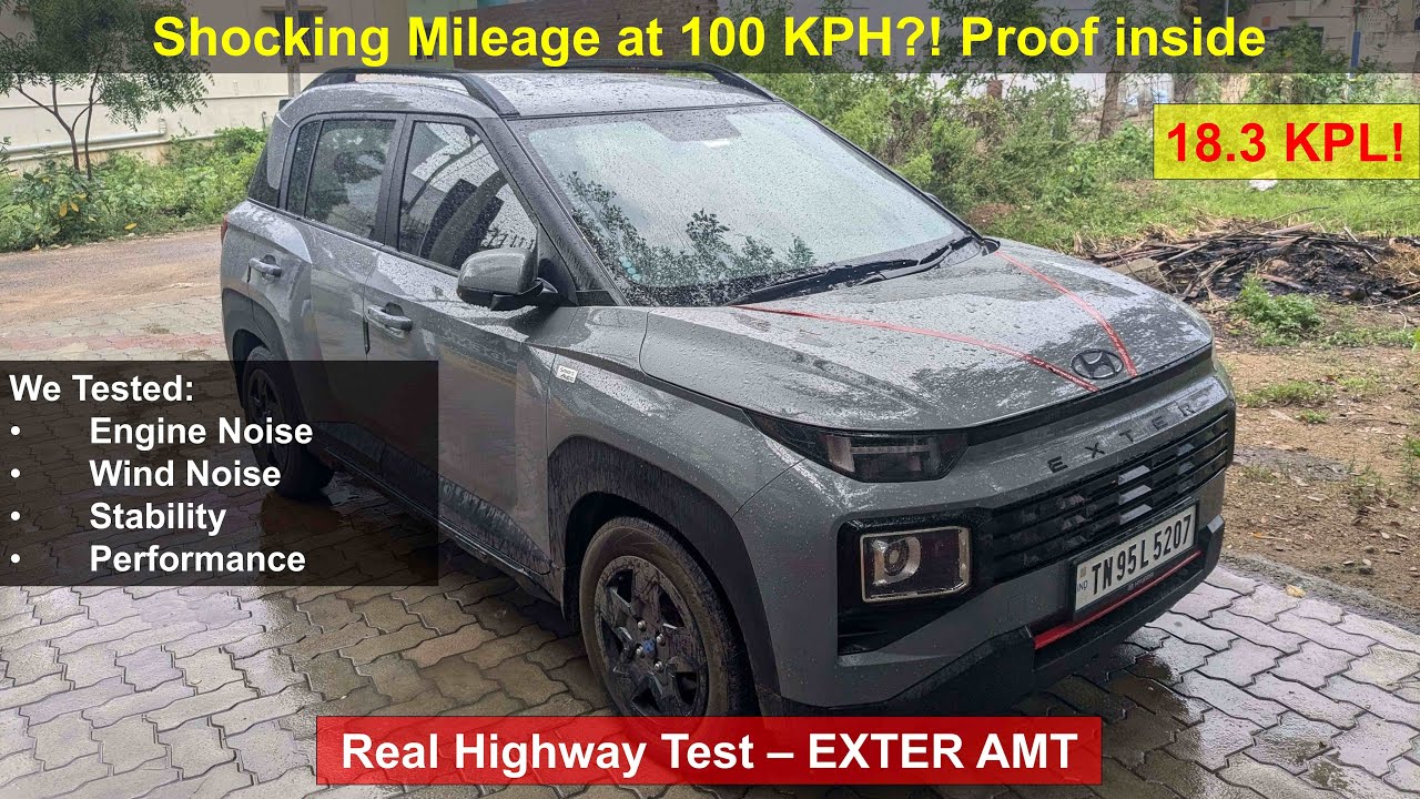 Shocking Exter AMT Mileage @100 KPH!  | Real Highway Review (Tamil) with English subtitles