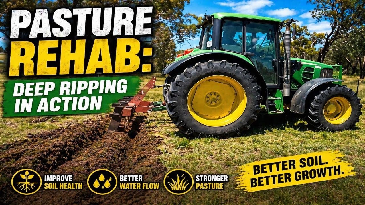 Rip it up. Deep Ripping Pastures 