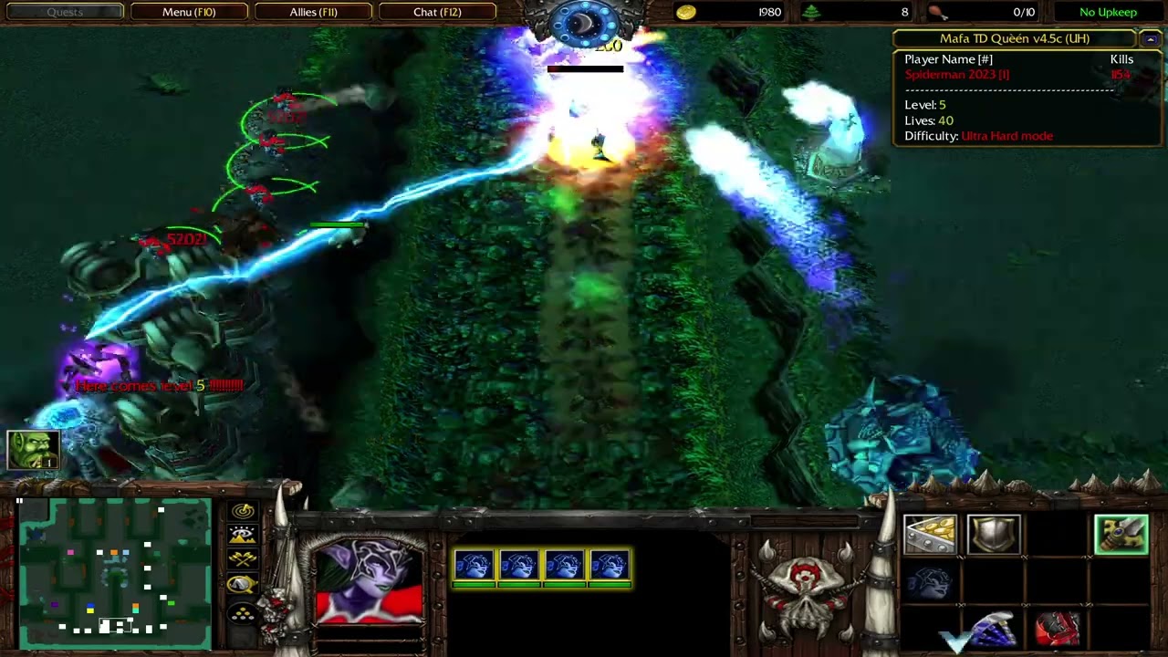 MAFA TD QUEEN v4.5c (UH) ▌LICH QUEEN ▌ULTRA HARD MODE: NO LEAK