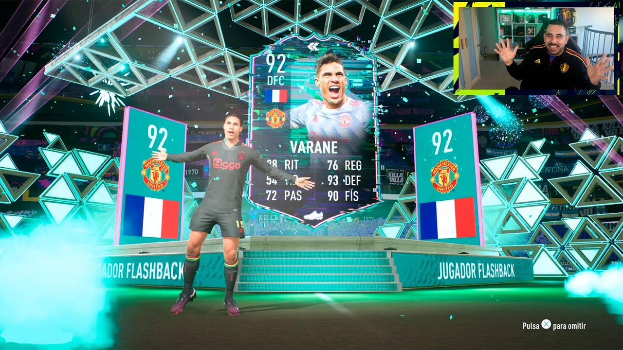 HACEMOS AL BRUTAL RAPHAEL VARANE FLASHBACK TOTY !!! FIFA 22 PUMUS