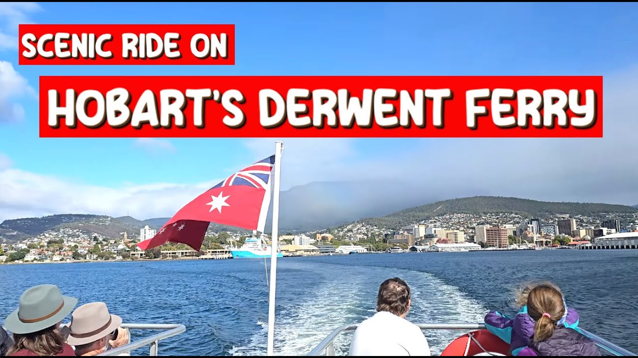 Scenic Derwent Ferry Ride, Hobart 🇦🇺 | Calm River Views