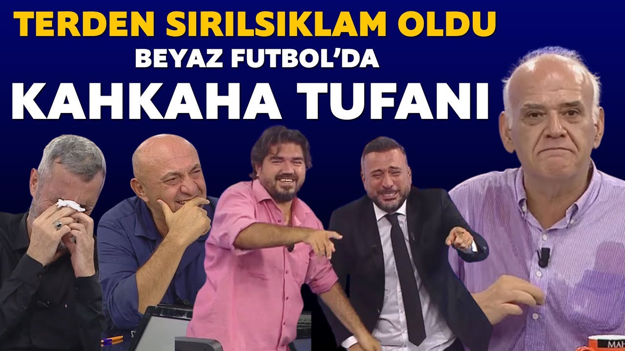 Ahmet Çakar'ın gömleği sırılsıklam oldu stüdyoda kahkahalar havada uçuştu