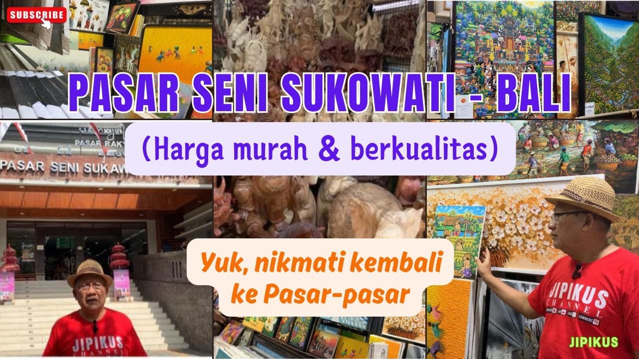PASAR SENI SUKOWATI - BALI  . Banyak barang SENI murah & berkualitas .