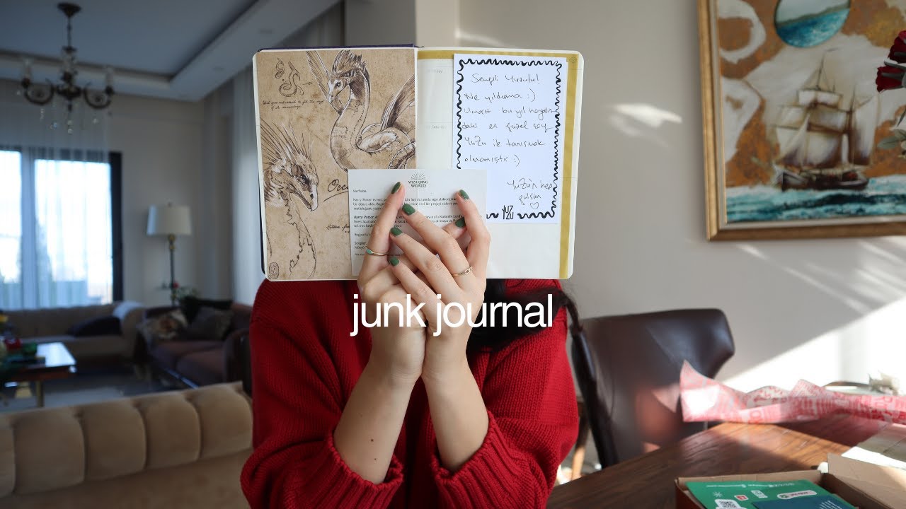 junk journal, kahvem ve biraz sohbet