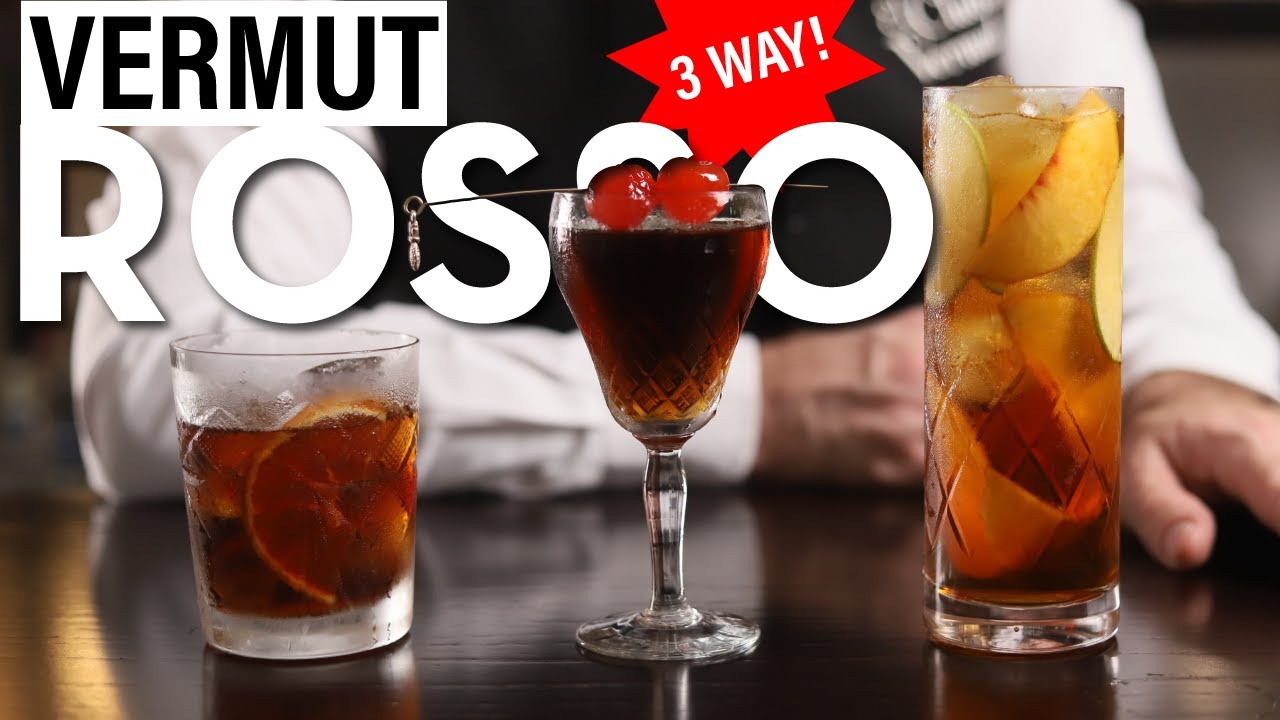 3 Cócteles con Vermut Rosso