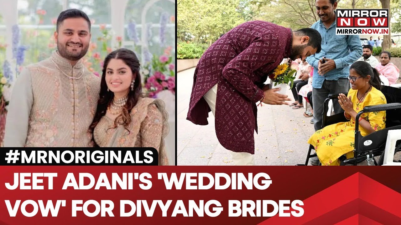 Gautam Adani 's Son Jeet Adani'To Marry Diva Shah; Takes 'Wedding Pledge' For 500 Divyang Brides