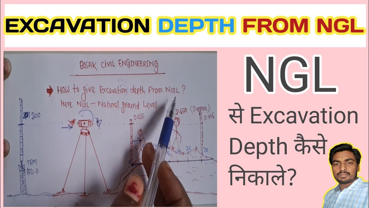 How to Give Excavation Depth From NGL | Bosak Civil Construction