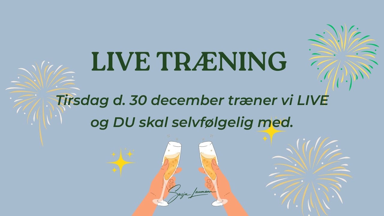 LIVE TRÆNING - 30. december 2025, ZANZIBAR SPECIAL 🏝️ ☀️