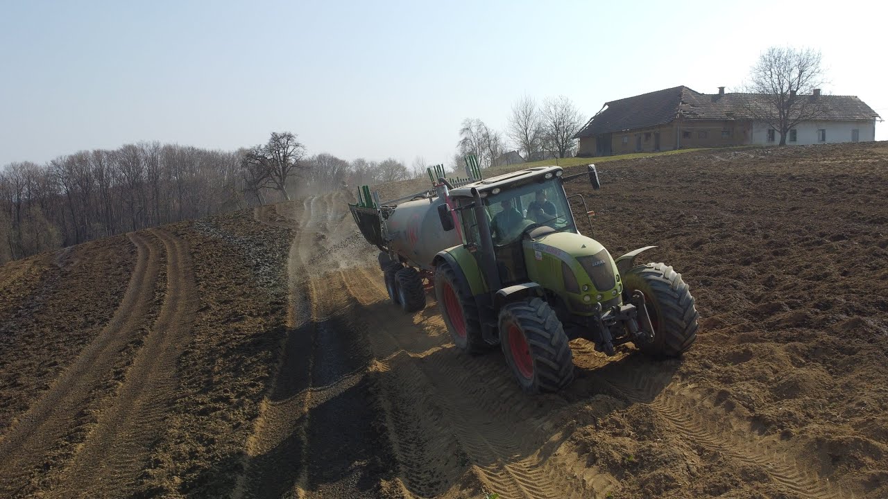 Vožnja gnojevke | Slurry driving | Gülle fahren | Claas Ares 657 | Kirchner