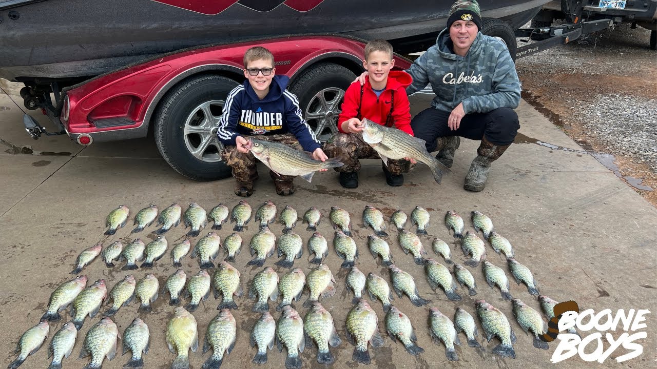 Deep Water Winter Crappie Fishing