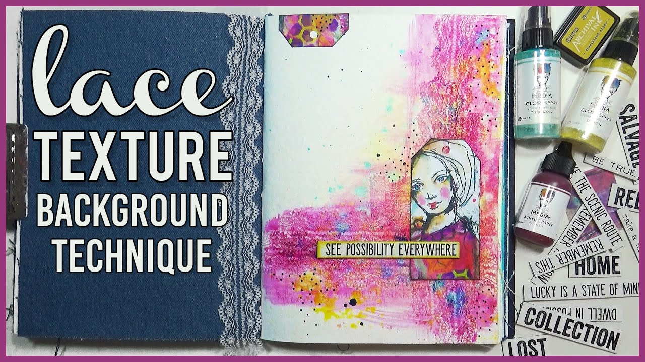Art Journal Background Technique | Dina Wakley Media