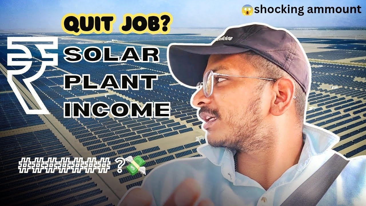 Solar Power Plant Income Per Month 😱💸 | Income Reveled | #travel #trending #youtubeshorts #solar 