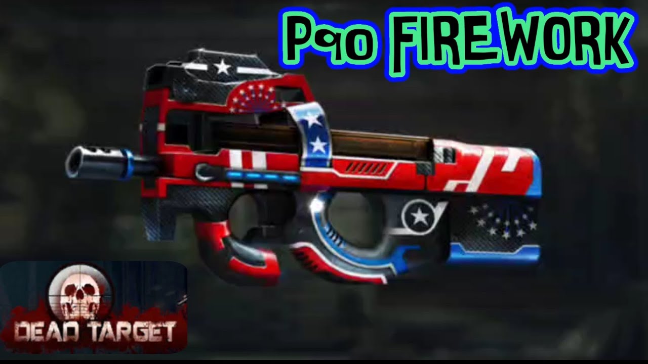 Dead Target firework event | Dead Target New Weapon P90 Firework | Dead Target zombie game
