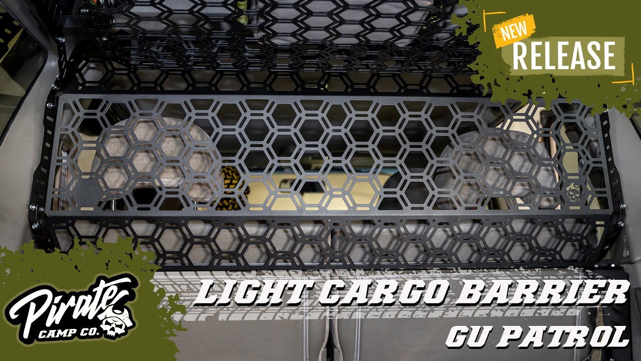 NISSAN PATROL GU LIGHT CARGO BARRIER How to Install