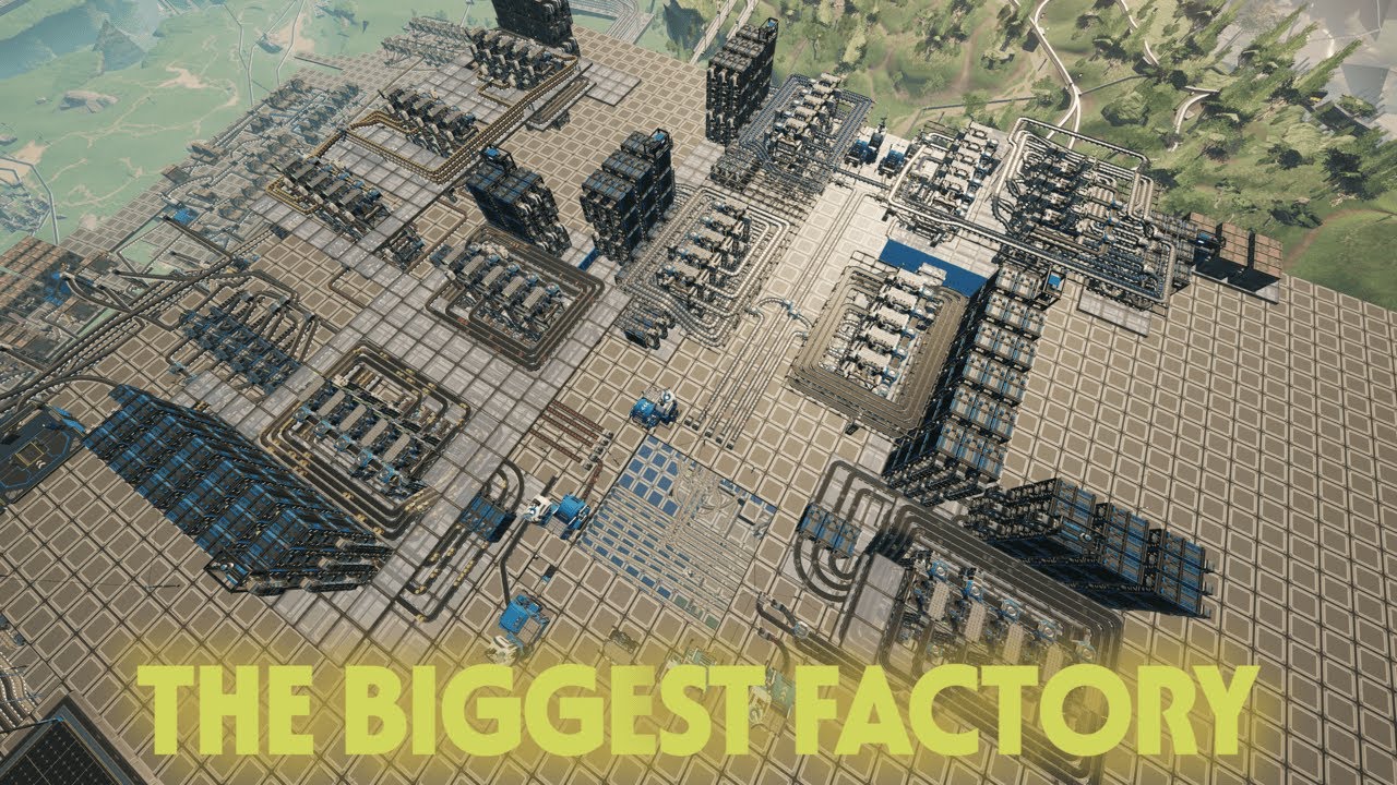 🔴LIVE: COMPLETING THE BIGGEST STARTER BASE FACTORY IN SATISFACTORY