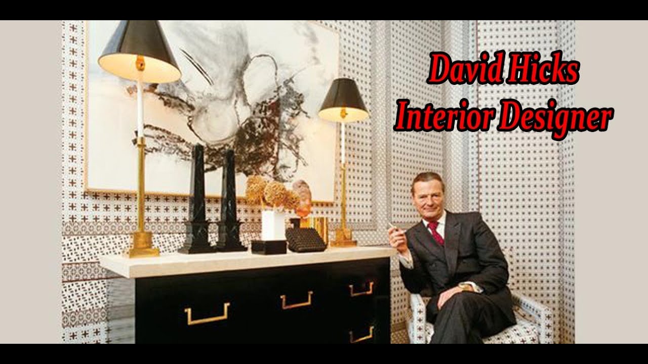 David Hicks Interior Designer In The 60' 70' and 80's