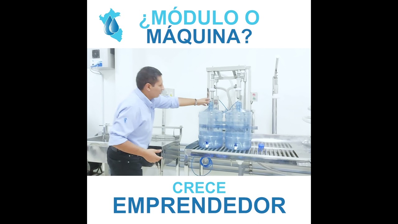 MÁQUINAS PARA PLANTA PURIFICADORA DE AGUA