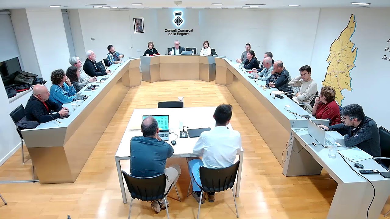 Sessió plenària ordinària Consell Comarcal de la Segarra