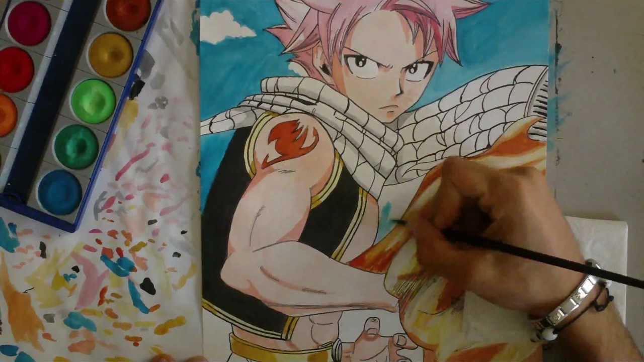 How to draw Natsu -Fairy Tail-