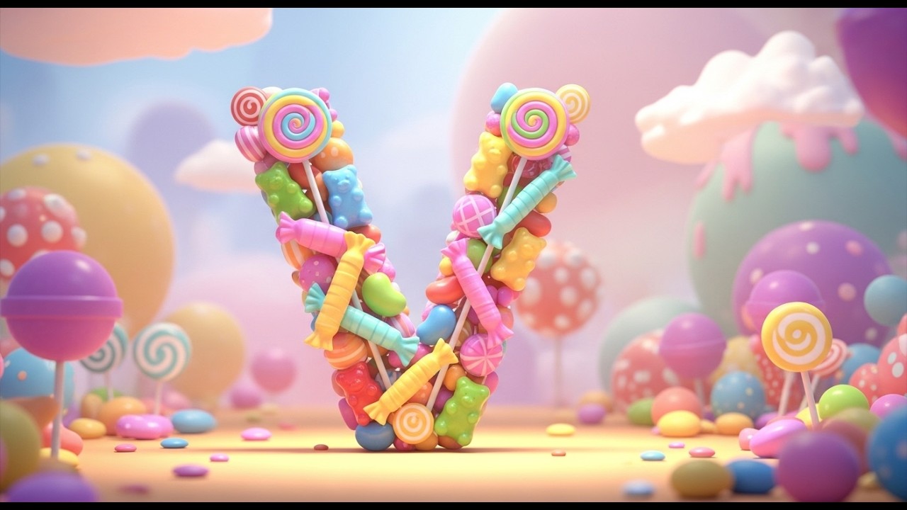 Learn the ABCs – One Letter a Minute ✨ ( V ) #ABCForKids #ABC_Learning