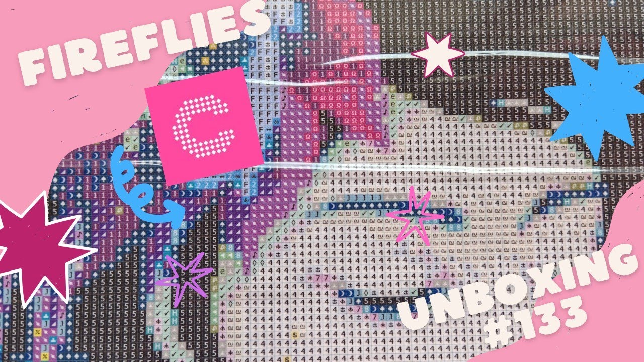 Unboxing #133 - Fireflies de Anne Julie Aubry #caratart #diamondpainting #unboxing
