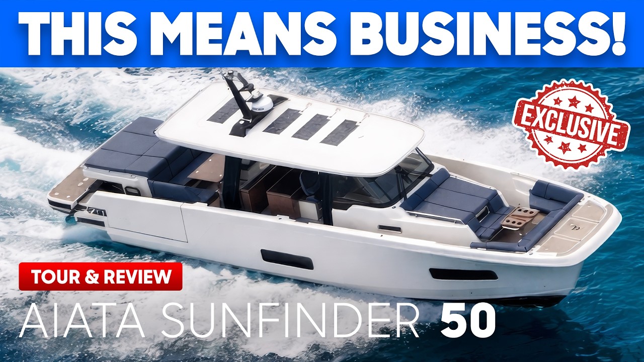 Aiata Sunfinder 50 - €850k Flagship Tour& Exclusive Review