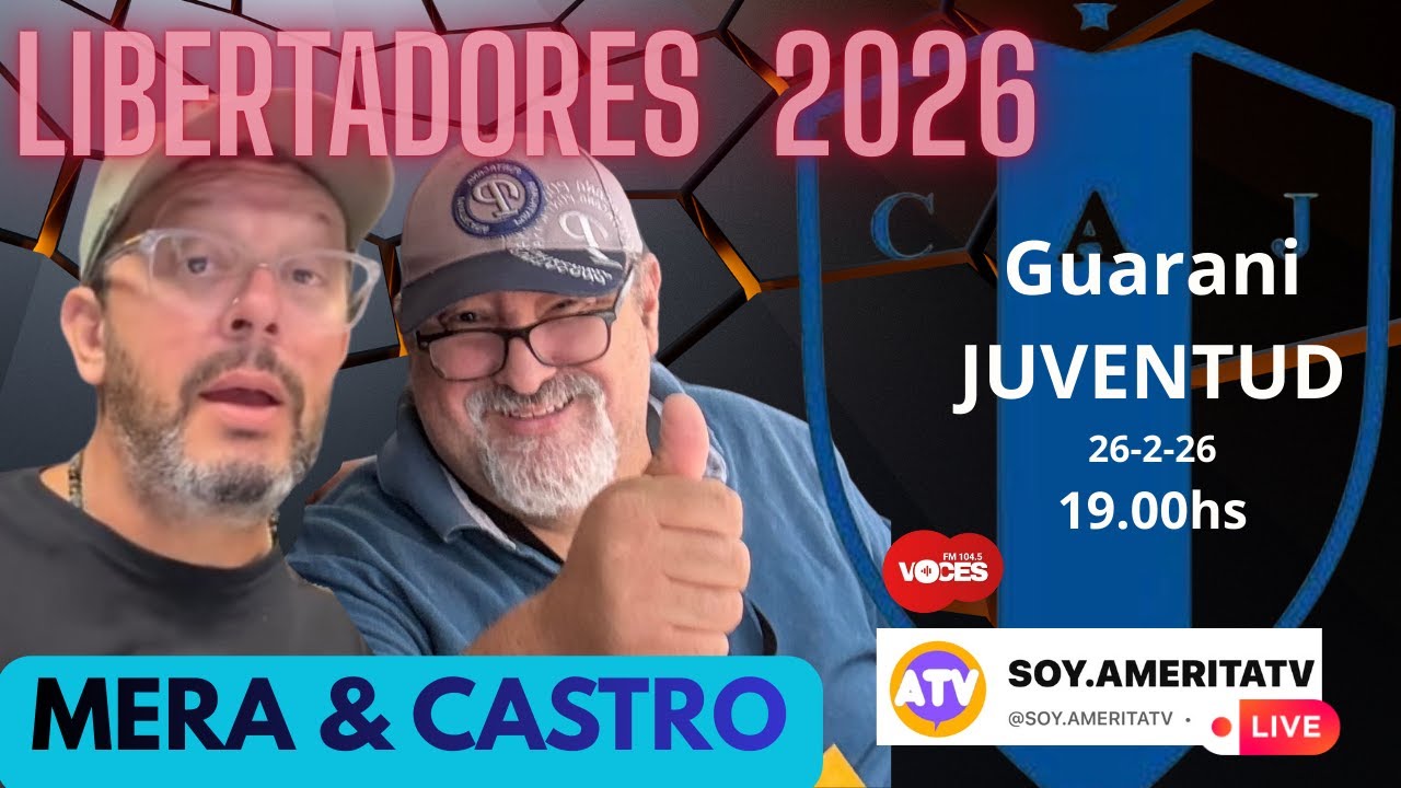 GUARANI  vs JUVENTUD - COPA LIBERTADORES