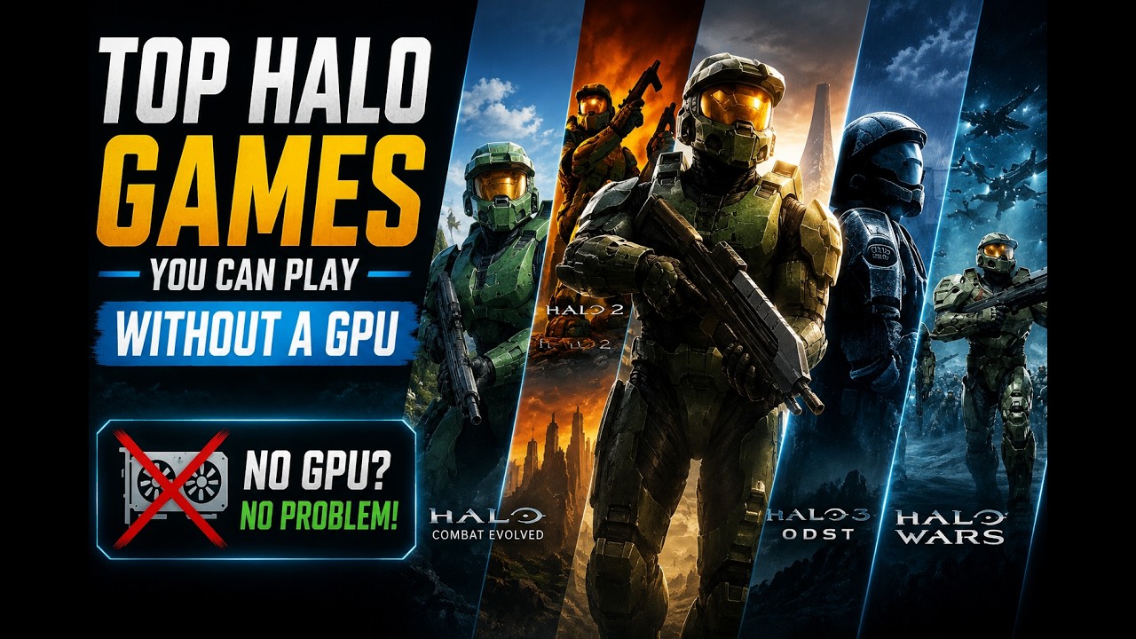 7 Halo Games for Low-End PCs &mdash; No Dedicated GPU Required!