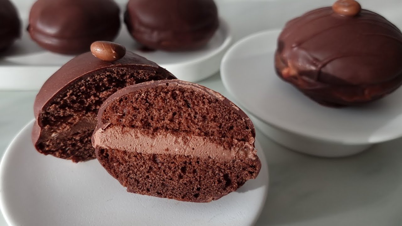 에스프레소 샌드 케이크 만들기 Recipe for Espresso chocolate ganache with cacao cake